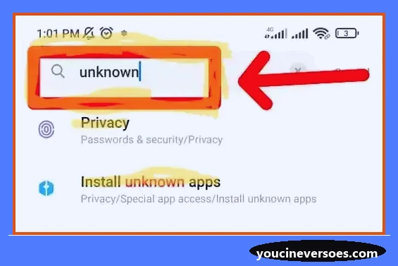 YouCine APK TV Box Versão Antiga: Por Onde Começar 2 Pesquisar instalar apps desconhecidos na TV Box Android